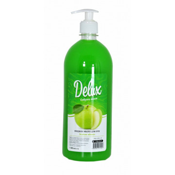 Мыло Жидкое Delux яблоко 1л