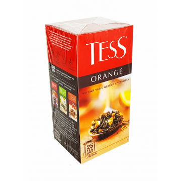 Чай черн.пак. Tess Оранж 1,5гх25ш